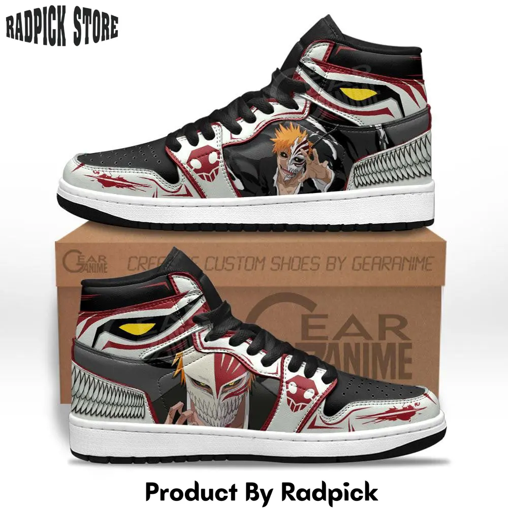 Hollow kurosaki ichigo air jordan high top sneakers anime mn31  rp0248540